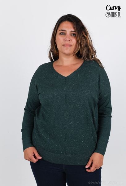 Picture of PLUS SIZE SEQUINS TOP